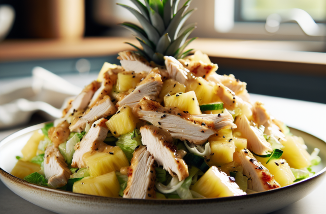 春季清新菠萝鸡肉沙拉