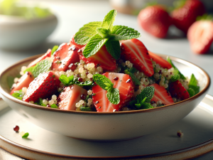 春季清新草莓薄荷藜麦沙拉