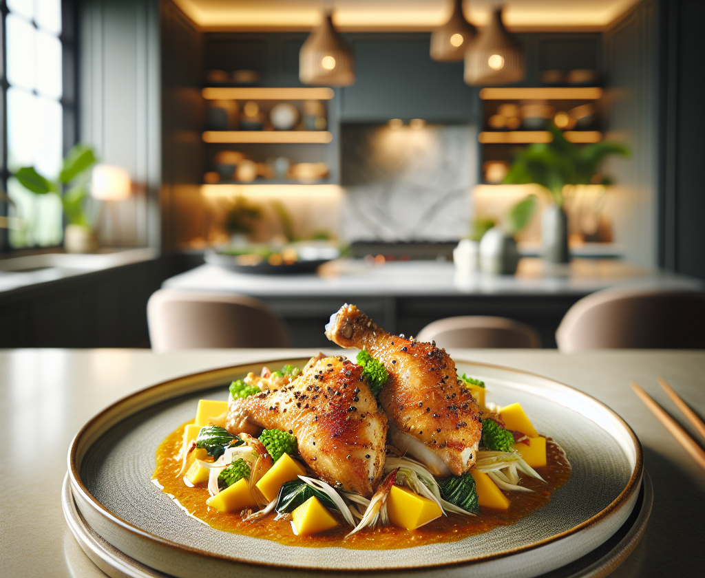 春季泰式椰香芒果鸡肉