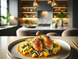 春季泰式椰香芒果鸡肉