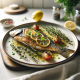 春季清新香草柠檬烤鲈鱼