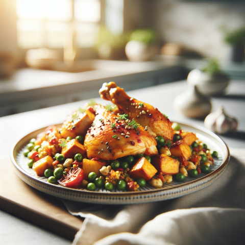 春季摩洛哥风味香橙鸡肉