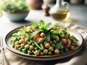 春季黎巴嫩风味鹰嘴豆薄荷沙拉