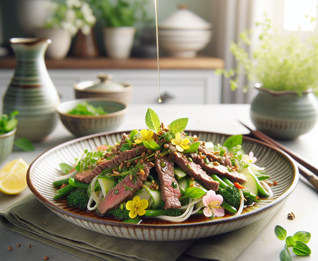 春季越南风味香草牛肉粉