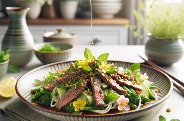 春季越南风味香草牛肉粉