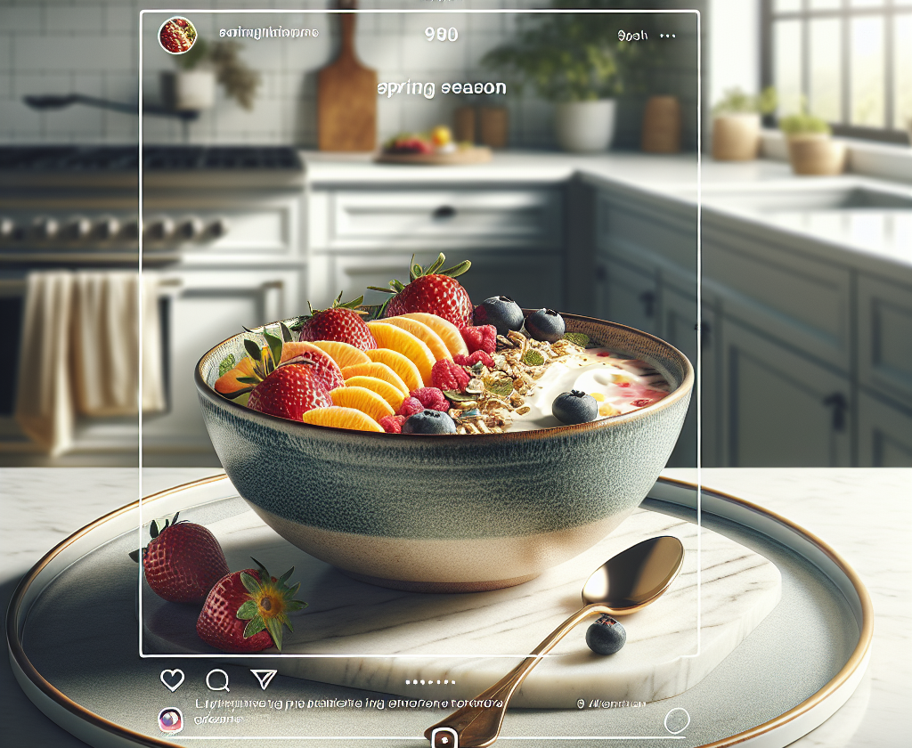 春季鲜果酸奶燕麦碗