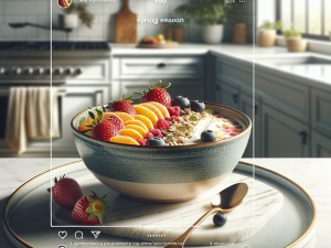 春季鲜果酸奶燕麦碗