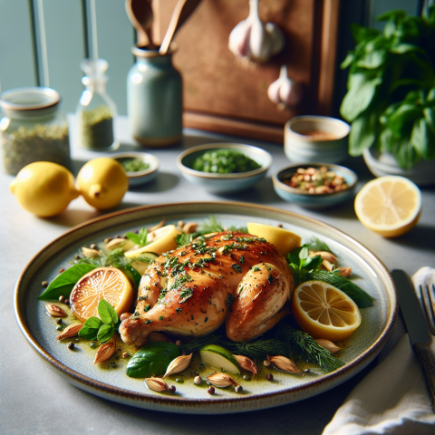 春季土耳其风味柠檬香草烤鸡