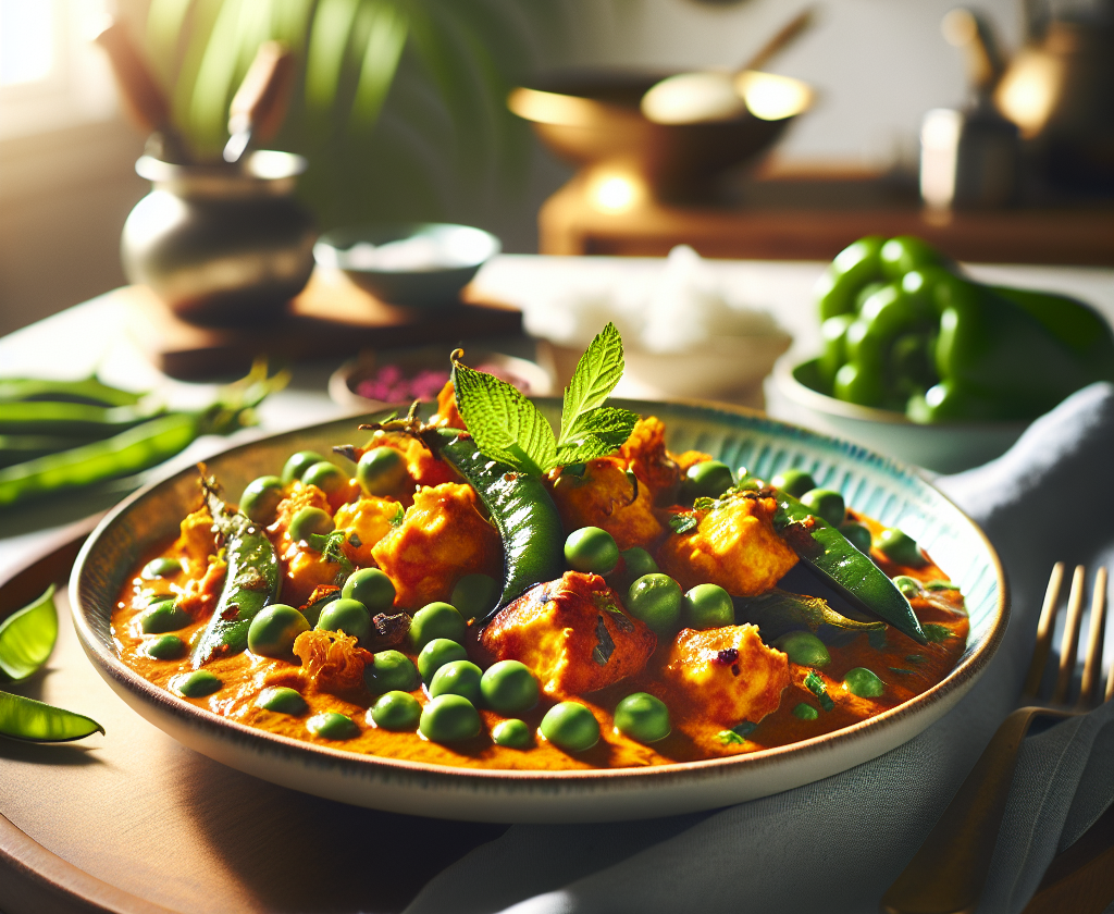 春季印度风味椰香豌豆咖喱