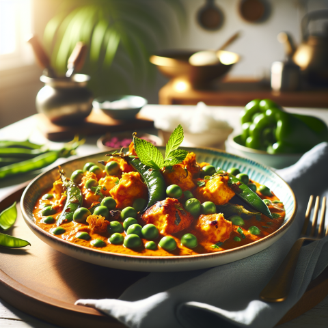 春季印度风味椰香豌豆咖喱